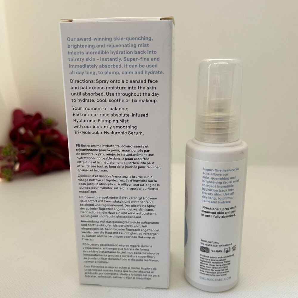 Balance Me Hyaluronic Plumping Mist Full Size - Picture 2 of 5